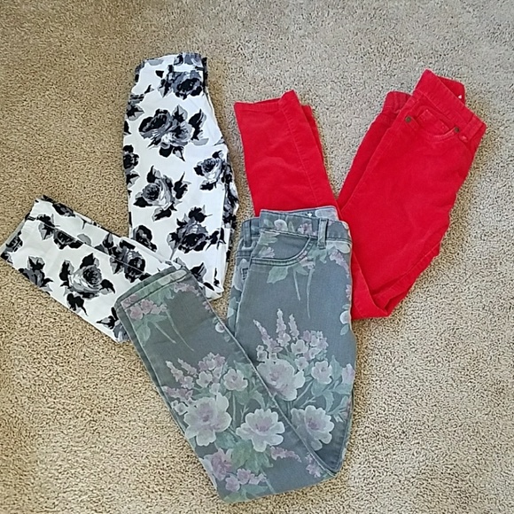 Other - Girl's skinny jeans adjustable waist bundle lot